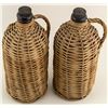 Image 1 : Two Whiskey Bottles in Wicker