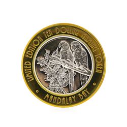 .999 Silver Mandalay Bay Resort & Casino Las Vegas, NV $10 Limited Casino Token