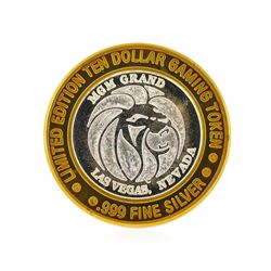 .999 Silver MGM Grand Las Vegas, Nevada $10 Casino Gaming Token Limited Edition