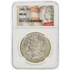 Image 1 : 1886 $1 Morgan Silver Dollar NGC Graded MS63