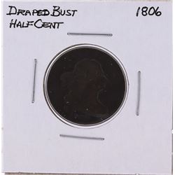 1806 Draped Bust Half Cent Coin