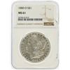 Image 1 : 1880-O $1 Morgan Silver Dollar NGC Graded MS61
