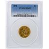 Image 1 : 1878 $3 Indian Princess Head Gold Coin PCGS MS62