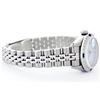 Image 3 : Womens Rolex Stainless Steel Diamond and Sapphire Datejust Wristwatch