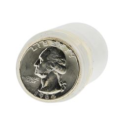 Roll of (40) 1964-P Brilliant Uncirculated Washington Quarters