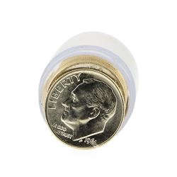 Roll of (50) 1961-P Brilliant Uncirculated Roosevelt Dimes