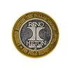 Image 1 : .999 Silver Reno Hilton Reno, Nevada $10 Casino Gaming Token Limited Edition