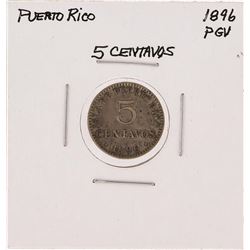 1896 PGV 5 Cenatavos Silver Coin