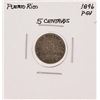 Image 1 : 1896 PGV 5 Cenatavos Silver Coin