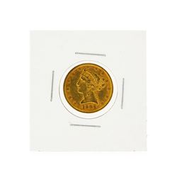 1895 $5 Liberty Head Half Eagle Gold Coin
