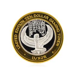 .999 Silver The Luxor Las Vegas, Nevada $10 Casino Gaming Token Limited Edition