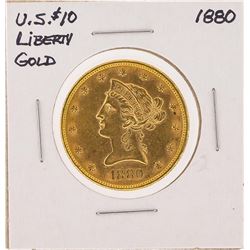 1880 $10 Liberty Head Eagle Gold Coin