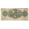 Image 2 : 1862 $5 The State of Louisiana Obsolete Bank Note