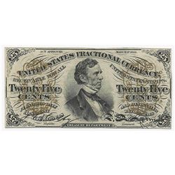 March 3, 1863 Twenty-Five Cent Third Issue Fractional Note