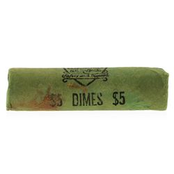 Roll of (50) 1964 Brilliant Uncirculated Roosevelt Dimes