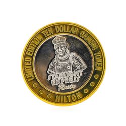 .999 Silver Hilton Las Vegas, Nevada $10 Casino Gaming Token Limited Edition
