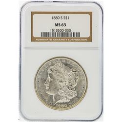 1880-S $1 Morgan Silver Dollar NGC Graded MS63