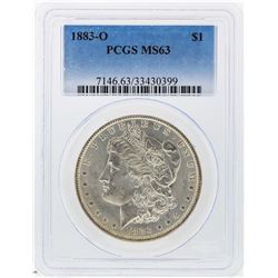 1883-O $1 Morgan Silver Dollar PCGS Graded MS63