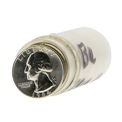 Roll of (40) 1964-P Brilliant Uncirculated Washington Quarters