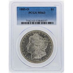 1885-O $1 Morgan Silver Dollar PCGS Graded MS63