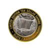 Image 2 : .999 Silver Slots - A - Fun Las Vegas, Nevada $10 Casino Gaming Token Limited Ed