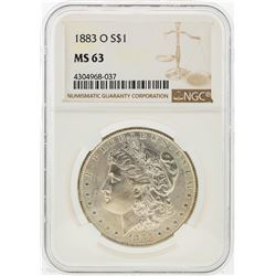1883-O $1 Morgan Silver Dollar NGC Graded MS63