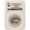 Image 1 : 2014P $1 Australian Saltwater Crocodile Silver Coin NGC MS69