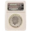 Image 2 : 2014P $1 Australian Saltwater Crocodile Silver Coin NGC MS69