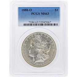 1888-O $1 Morgan Silver Dollar Coin NGC Graded MS63