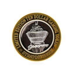 .999 Silver The Stratosphere Las Vegas, NV $10 Casino Gaming Token Limited Editi