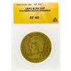 Image 1 : 1841-B Colombia-Nueva Granada 16 Pesos Gold Coin ANACS EF40