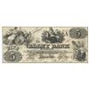 Image 1 : 1856 $5 The Valley Bank of Maryland Obsolete Bank Note