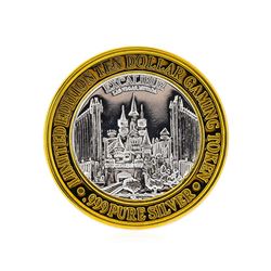 .999 Silver Excalibur Las Vegas, Nevada $10 Casino Gaming Token Limited Edition