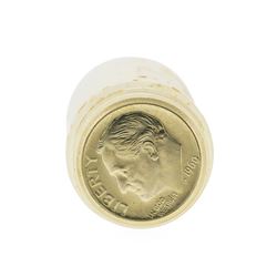 Roll of (50) 1960-D Brilliant Uncirculated Roosevelt Dimes