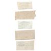 Image 2 : Lot of (5) Assorted Confederate CSA Bonds