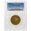 Image 1 : 1854-S $10 Liberty Head Eagle Gold Coin PCGS AU50
