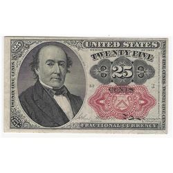 1874 Twenty-Five Cent Fifth Issue Fractional