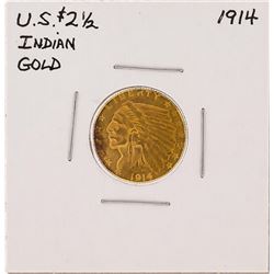 1914 $2 1/2 Indian Head Quarter Eagle Gold Coin