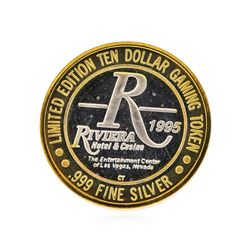 .999 Silver Riviera Hotel & Casino Las Vegas, NV $10 Casino Token Limited Editio