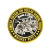 Image 2 : Whiskey Petes $10 Casino Gaming Token .999 Silver Limited Edition
