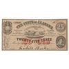 Image 1 : 1863 Twenty-Five Cents Confederate States Note