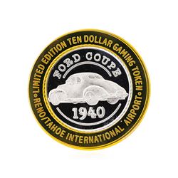 .999 Silver Reno/Tahoe International Airport $10 Casino Gaming Token Limited Edi