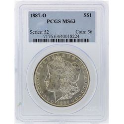 1887-O $1 Morgan Silver Dollar Coin PCGS Graded MS63