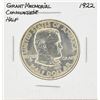 Image 1 : 1922 Grant Memorial Commemorative Half Dollar Coin