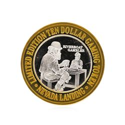 .999 Silver NV Landing Hotel & Casino Jean, NV $10 Casino Token Limited Edition