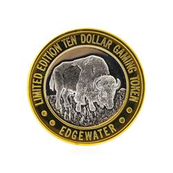 .999 Silver Edgewater Hotel & Casino Laughlin, NV $10 Casino Token Limited Editi