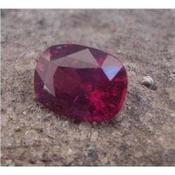 Natural Rare Ruby 3.35 carats - GRS Certified