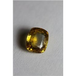 Natural Greenish Yellow Sapphire 4.60 Carats