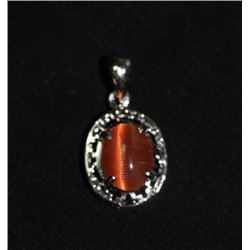 Sterling Silver Jade Pendant