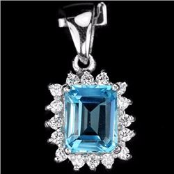 Natural Swiss Topaz Pendant